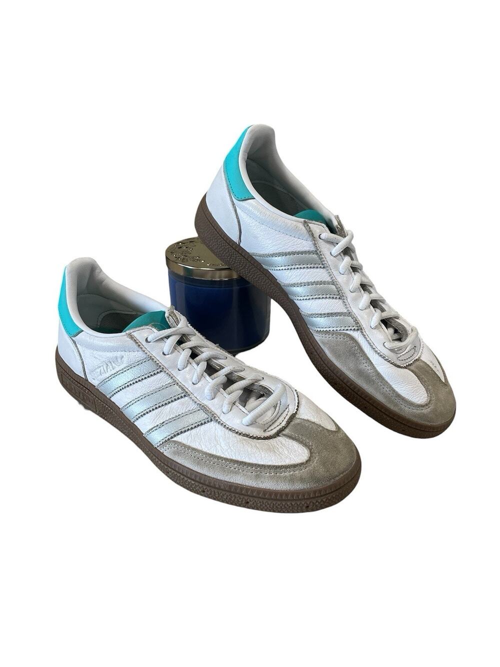 adidas Mercedes-AMG F1 Team Handball Spezial KJ1178 White/Mint Men Size 8